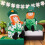 Saint Patricks Day kabouter pluche pop kabouter groene-Heren 7