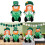 Saint Patricks Day kabouter pluche pop kabouter groene-Heren 3