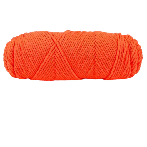 Häkelgarn, Webgarn, DIY-Pullovergarn, weiches,-45 Orangerot