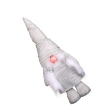 Glowing Music Gnome Christmas Decorations-White womens model