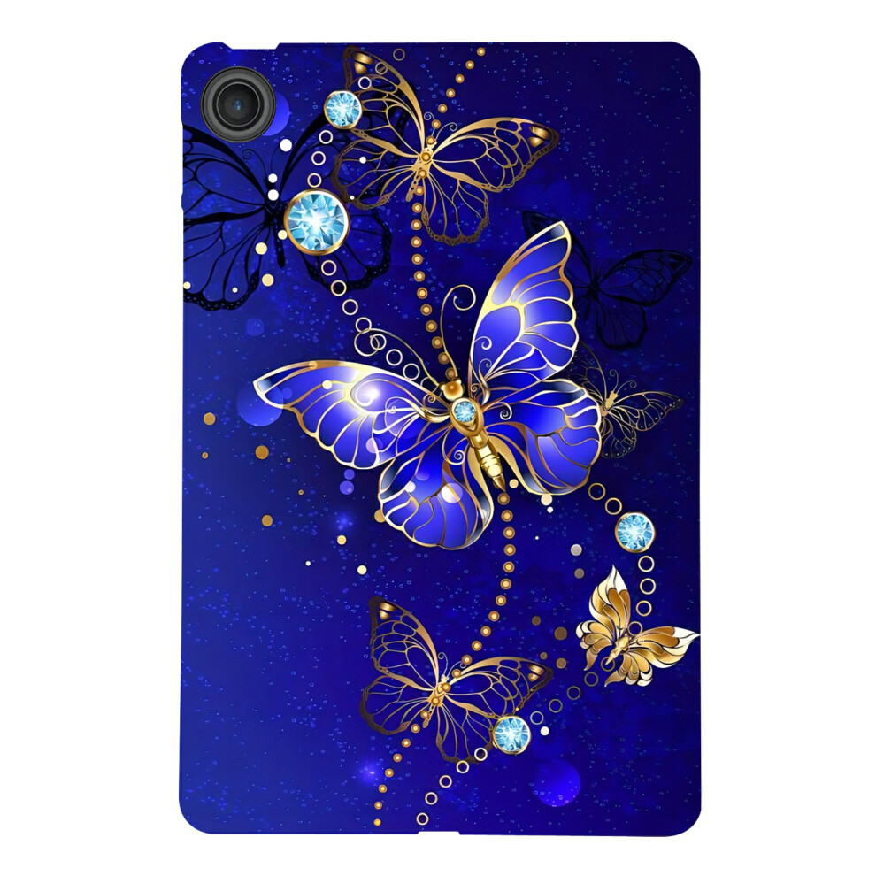 ( Butterfly) For Lenovo Tab Tb311fu Tpu Case Pattern Printing Slim Tablet Protective Cover Blue 6914284690687