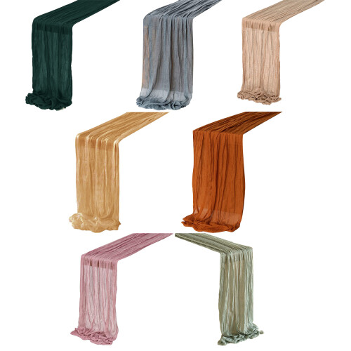 Table Runner Table Runners Long Gauze-ginger yellow 2 1