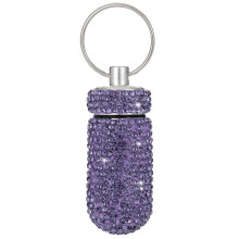 Boîte à médicaments à la mode, Portable, étanche, avec-Violet