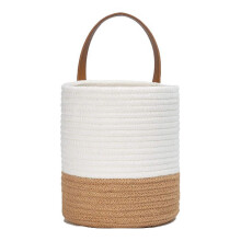 Panier en rotin Imitation pour plantes,-Grande peau beige
