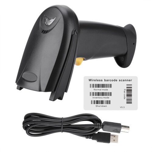 Leitor de código de barras com capacidade de decodificação avançada, design ergonômico, leitor de código QR sem fio compatível com Bluetooth