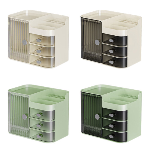 Dustproof Cosmetic Holder for Bathroom or-Translucent green 1