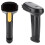Leitor de código de barras com capacidade de decodificação avançada, design ergonômico, leitor de código QR sem fio compatível com Bluetooth 4