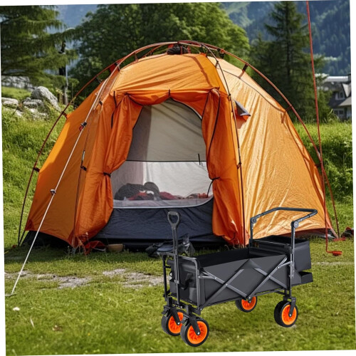 Wagon Handle Detachable AdjustableAngle Plastic With SpongeWrapped Grip And Mounting Hardware Universal Replacement 2