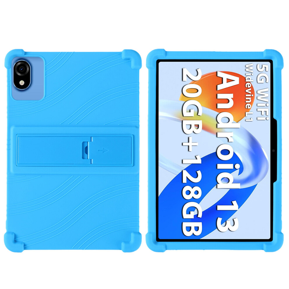 (Baby ) Silicone Case For Blackview Tab 60 Wifi / Tab 60 Pro / Oscal Pad 30 Wifi / 80 Wifi / Doogee U9 / U10 / U10 Pro Rugged Cover With K Blue 6914283861071