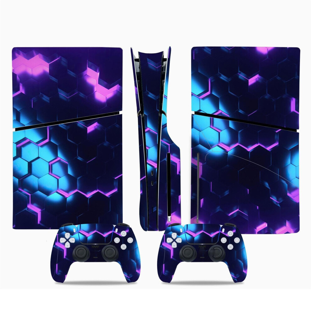 Console Remote Skin Ps5 Slim Disc Ps5 Slim Digital Edition, Console Controller Vinyl Wrap, Scratchresistant, 23808 9119770965905