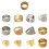 1/5/10pcs Thimble Finger Protector Needle Rings DIY-D2170 2