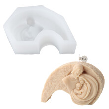 3D-Silikonform für Familienkerzen, reine Seife, Werkzeuge zum-1
