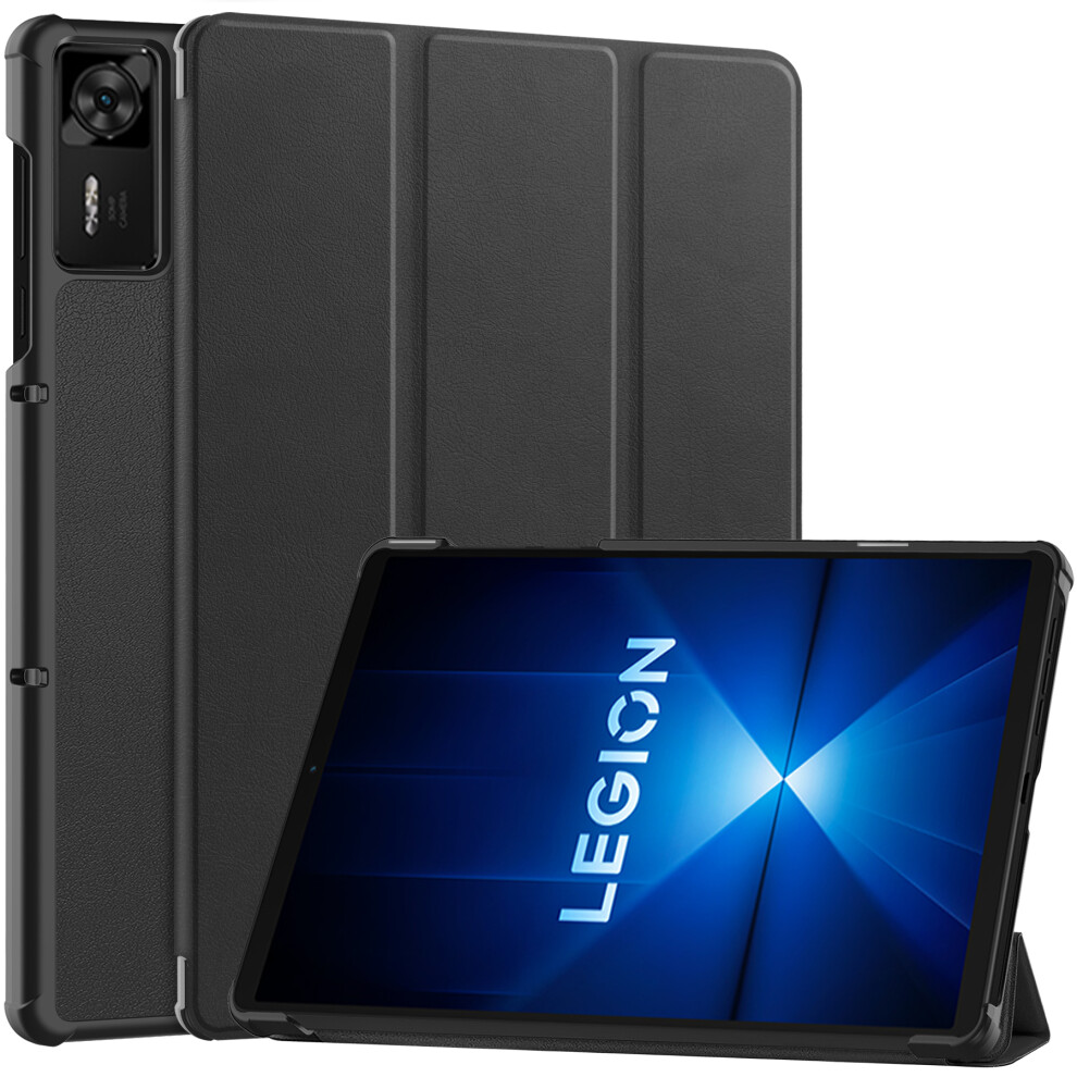 (Black) For Lenovo Legion Y700 Gen 4 Case Anti-Drop Leather Stand Tablet Cover Black 6914288607995
