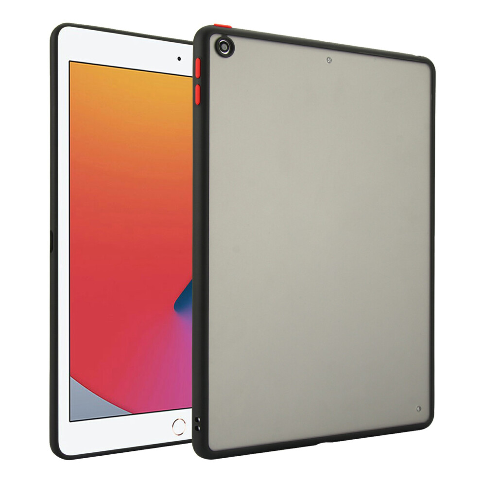 (Black) For Ipad 9.7-Inch (2018) / (2017) Case Skin Touch Matte Acrylic Tpu Shockproof Tablet Cover Black 6914281264256