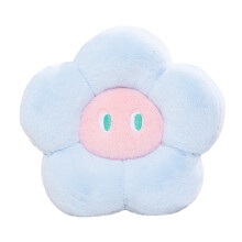 Coussins de canapé avec grands yeux, coussin-poudre bleue 45cm