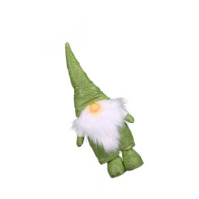 Glowing Gnome Christmas Decorations -Green mens model