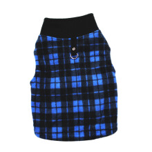 Easy Wear Pet Hoodie in Plaids Fleece Fabric for Quick-XXL
