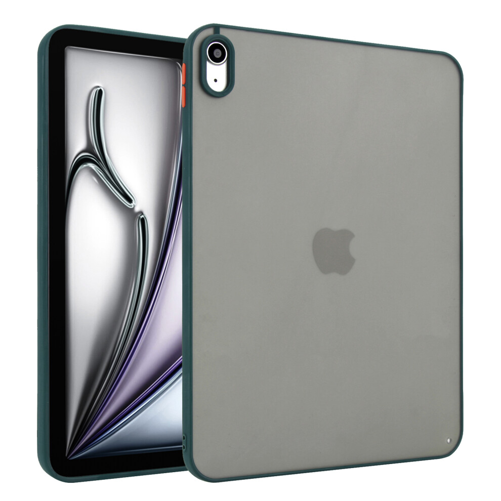 (Green) For Ipad (2025) / 10.9 (2022) Case Skin Touch Matte Acrylic Tpu Shockproof Tablet Cover Green 6914286422071