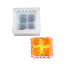 Mini simuleren broodvormige siliconen mal fondant chocolade-B217