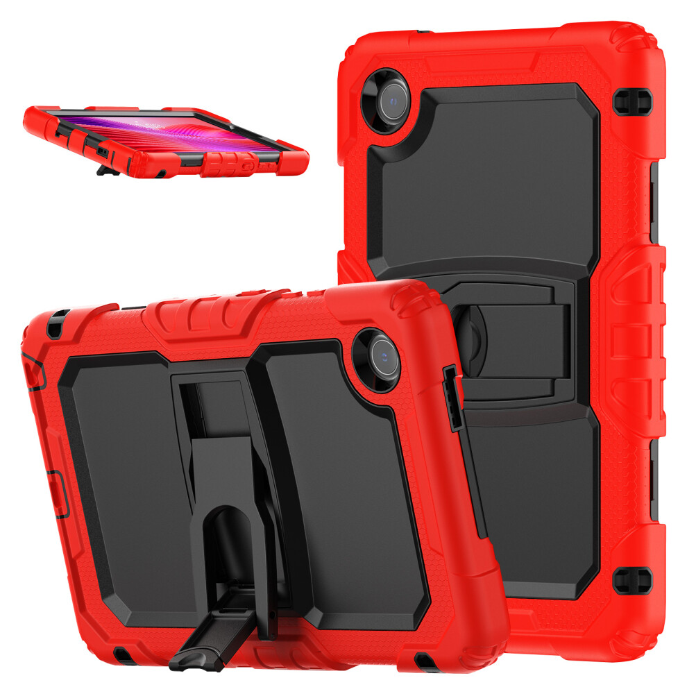 (Red) For Lenovo Tab K9 Case Kickstand Pc + Silicone Shockproof Tablet Cover Red 6914285563737