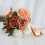 Wedding Artificial Peony Rose Flower Bouquet-bean paste powder 7