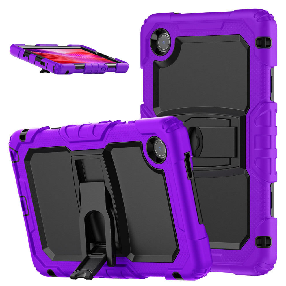 (Purple) For Lenovo Tab K9 Case Kickstand Pc + Silicone Shockproof Tablet Cover Purple 6914281263334