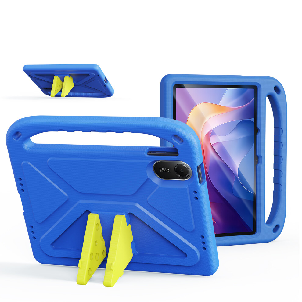 (Blue) For Xiaomi Redmi Pad 2 Tablet Case With Kickstand Puff Series Eva Kids Shockproof Cover Blue 6914288773775