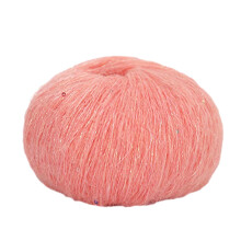 Mohair Knitting Yarn DIY Craft Sequins String Handwoven-6