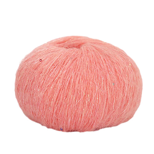 Mohair Knitting Yarn DIY Craft Sequins String Handwoven-6