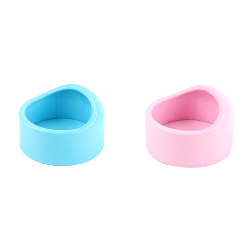 Petits bols antidérapants pour animaux de compagnie, 5-bleu 1