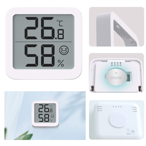 2/4Pcs Mini Indoor Temperature Humidity Meter for Child's-2 1