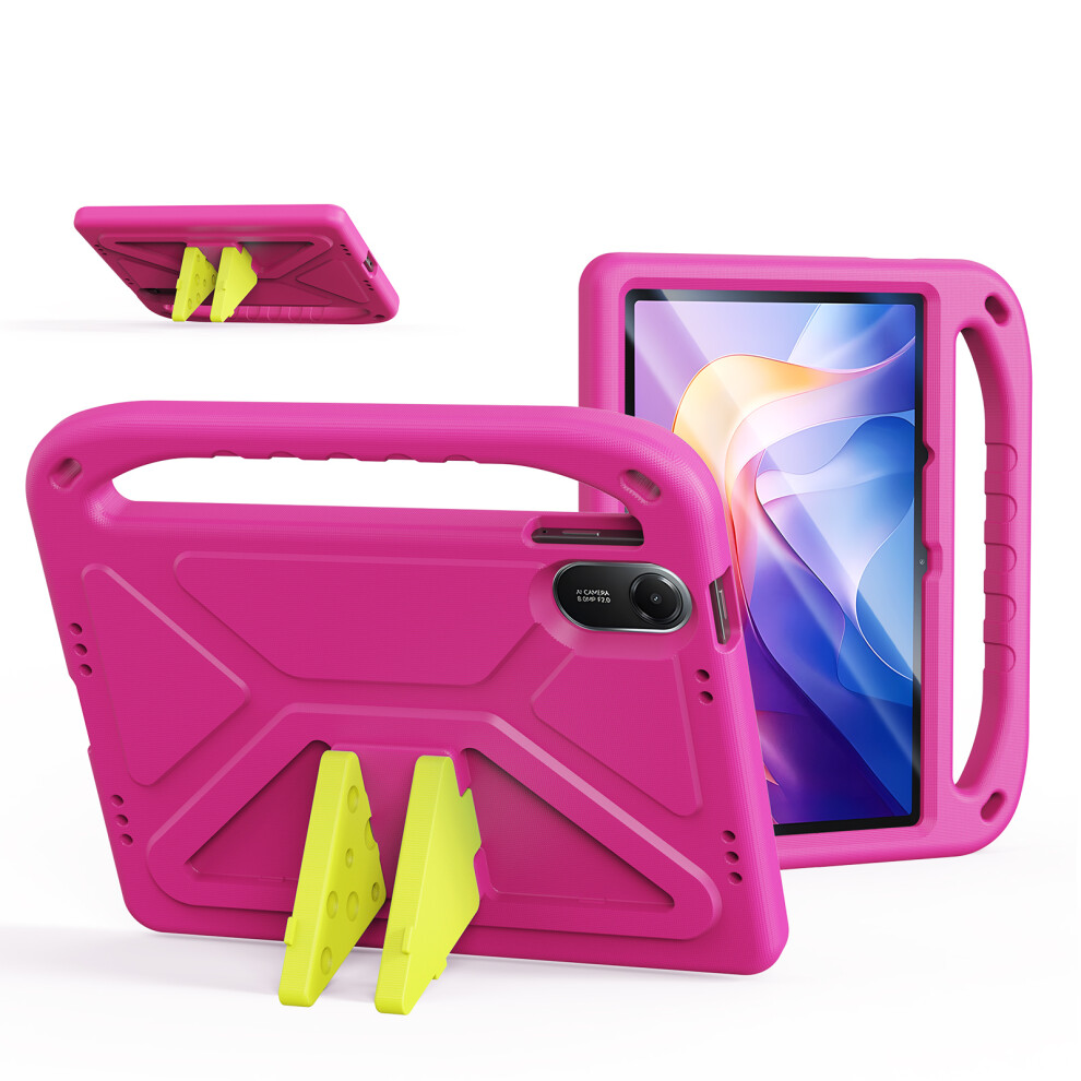 (Pink) For Xiaomi Redmi Pad 2 Tablet Case With Kickstand Puff Series Eva Kids Shockproof Cover Pink 6914286643537