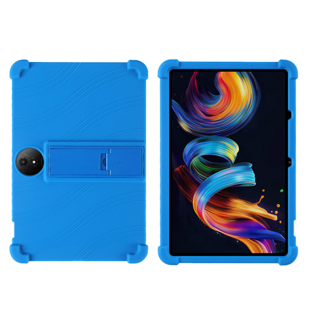 (Dark ) For Tcl Nxtpaper 11 Plus Silicone Case With Kickstand Rugged Protective Cover Blue 6914288485913