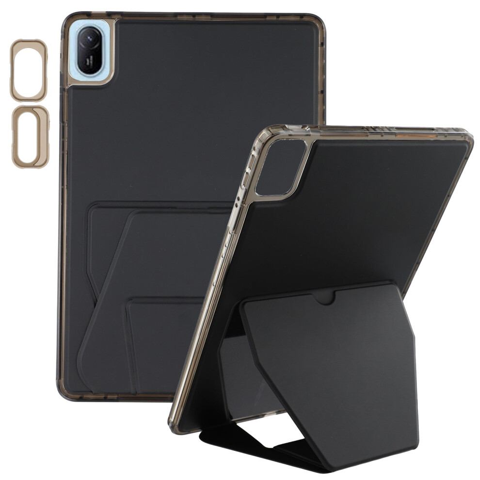 (Black) Tablet Case For Huawei Matepad Se 11 / Matepad 11 (2023) / (2021) Tpu Pu Leather Kickstand Cover With Lens Frames Black 6914281622742