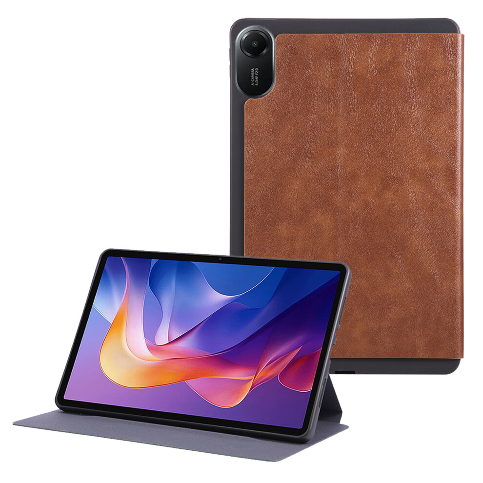 (Brown) For Xiaomi Redmi Pad 2 Shockproof Case Pu Leather Tablet Cover With Stand Brown 6914289820768