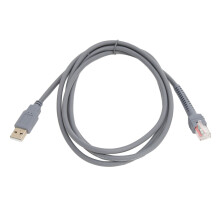 USB A-uros-RJ45-kaapeli Symbol LS2208 -sarjan kädessä pidettävään skanneriin, viivakoodinlukijan sarjakaapeli Auto-Host-kaapelitekniikalla, Plug