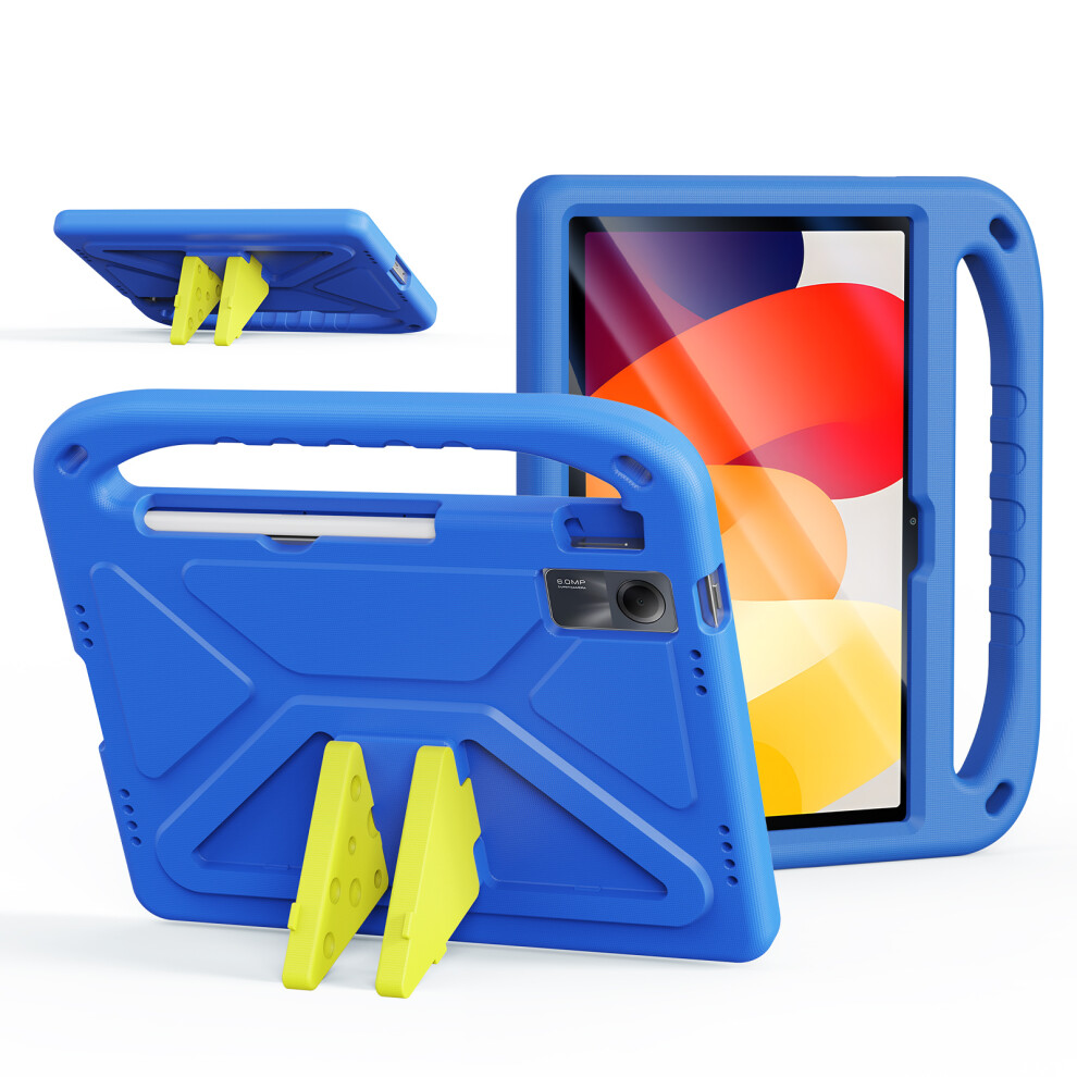 (Blue) For Xiaomi Redmi Pad Se Tablet Case With Kickstand Puff Series Eva Kids Shockproof Cover Blue 6914282740056