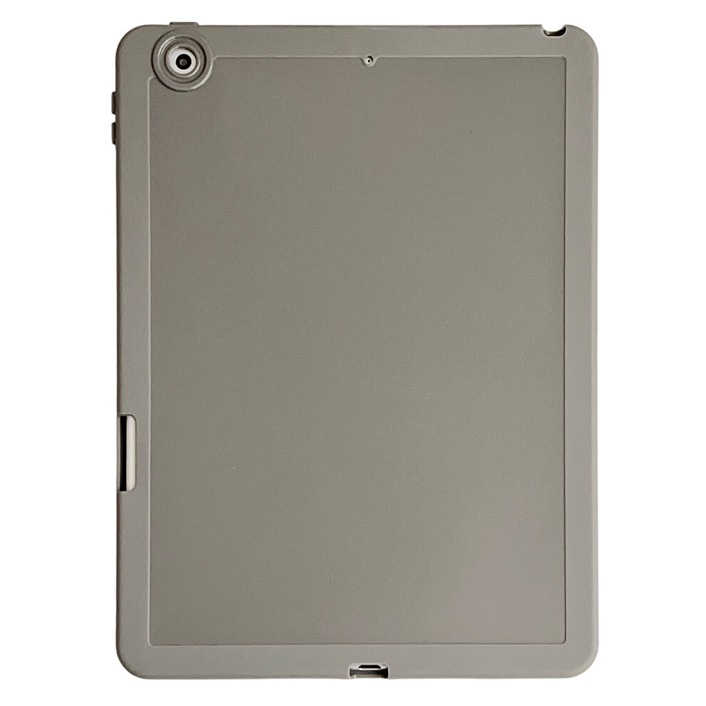 (Grey) Tablet Case For Ipad 10.2 (2021) / (2020) / (2019) Shockproof Soft Tpu Cover With Pencil Holder Grey 6914280531199