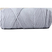 Mulitcolor Soft Comfort Milk Cotton Crochet Knitwear-08 silver