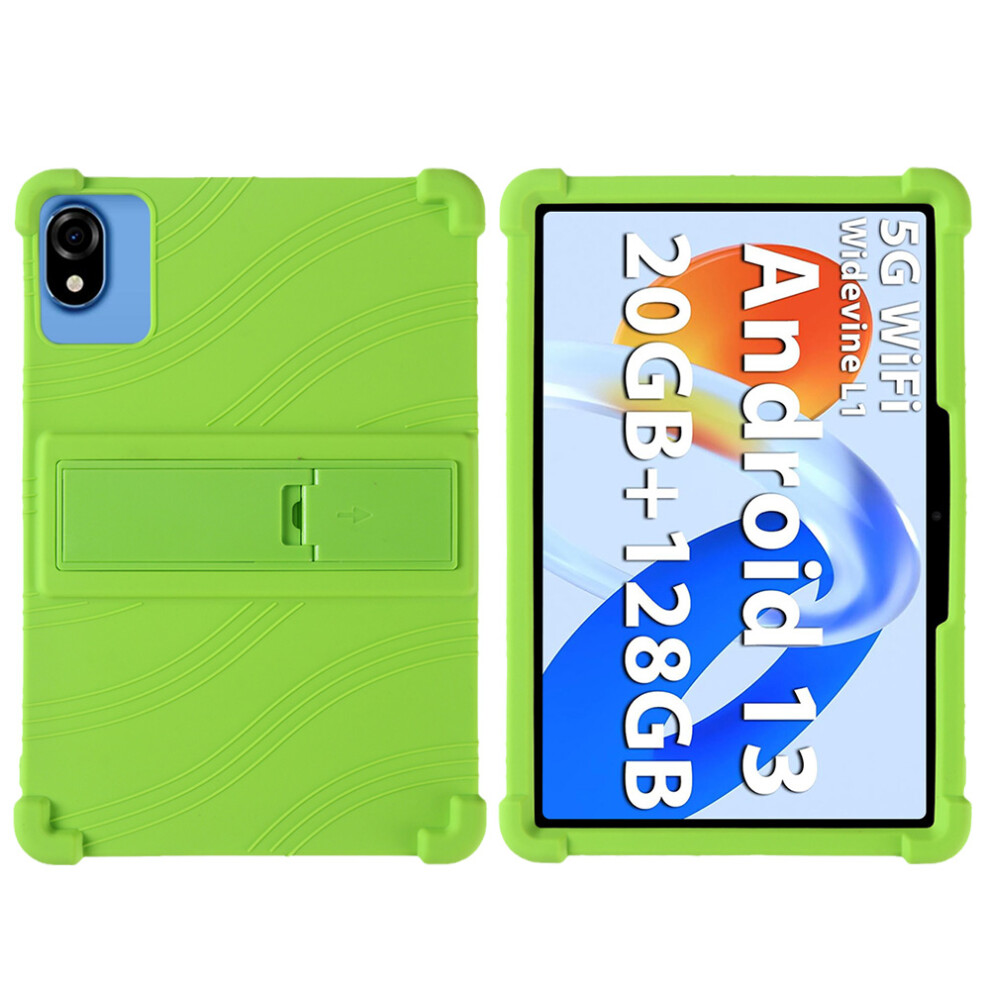 (Green) Silicone Case For Blackview Tab 60 Wifi / Tab 60 Pro / Oscal Pad 30 Wifi / 80 Wifi / Doogee U9 / U10 / U10 Pro Rugged Cover With K Green 6914281392713
