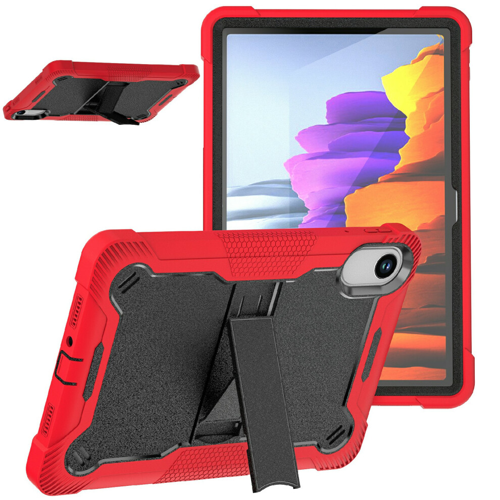 (Red) For Xiaomi Mi Pad 2 Case Kickstand Silicone + Pc Impact Protective Tablet Cover Red 6914284949310