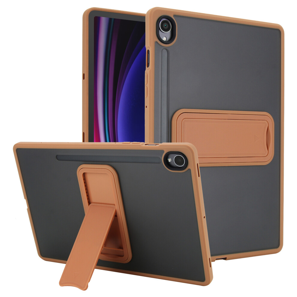 (Gold) For Samsung Galaxy S10 Fe / S9 Fe / S9 Case With Kickstand Tpu + Pc Skin-Touch Tablet Cover Gold 6914286851567