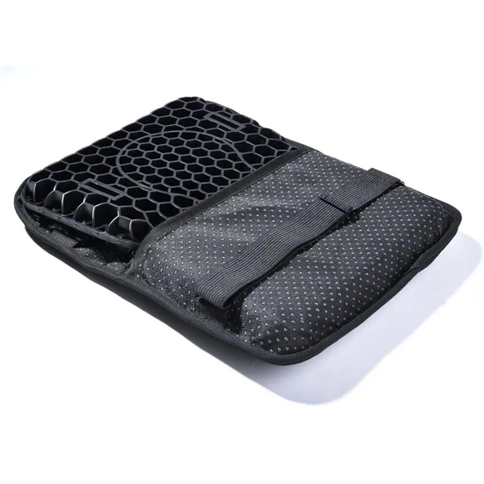 Motorcycle Gel Seat Cushion With 3D Honeycomb Design, Pressure Relief, Shock Absorption, 3.6Cm Thick 9119770966773