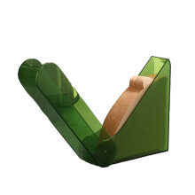 Porte-papier filtre élégant, support de papier filtrant en-Vert