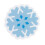 Soft Cleaning Sponge Cartoon Pattern For Kitchen And-snowflake 1