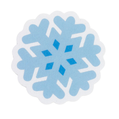 Soft Cleaning Sponge Cartoon Pattern For Kitchen And-snowflake