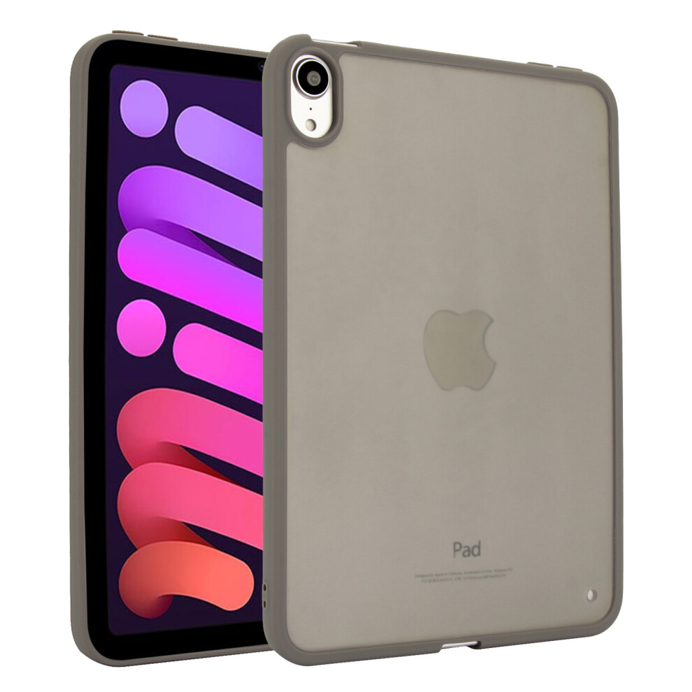 (Grey) For Ipad Mini (2024) / (2021) Case Skin Touch Matte Acrylic Tpu Shockproof Tablet Cover Grey 6914288610803