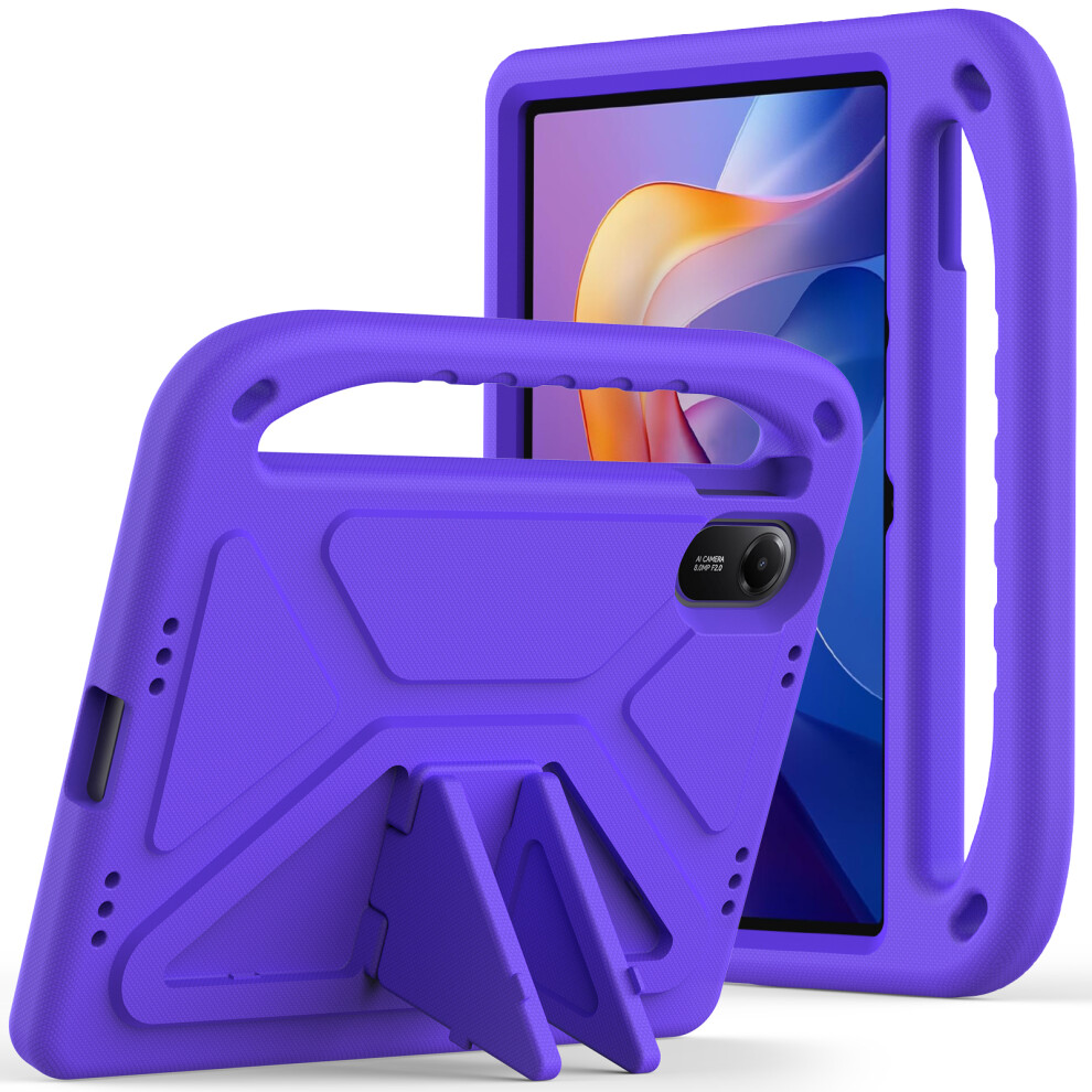 (Purple) For Xiaomi Redmi Pad 2 Case Hand Grip Kickstand Tablet Eva Cover Purple 6914280547220
