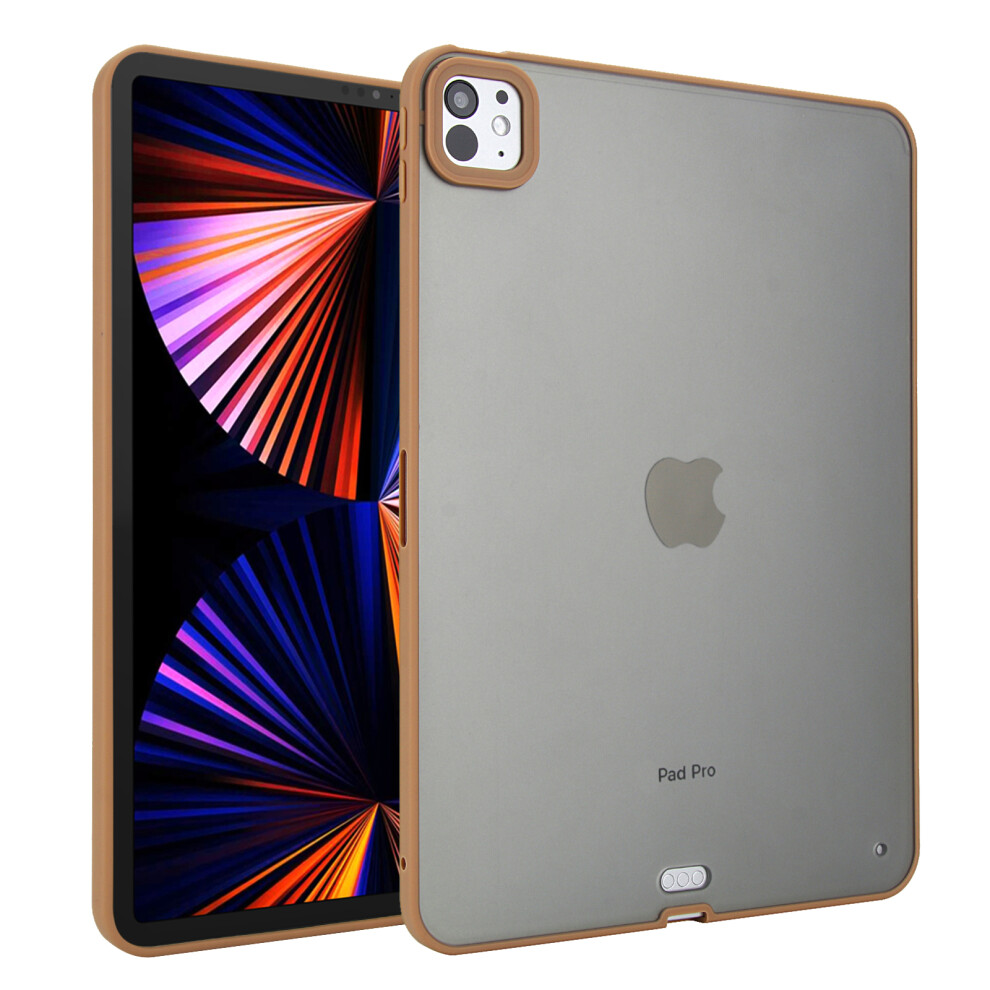 (Desert ) For Ipad Pro 11 (2025) / 11 (2024) Case Skin Touch Matte Acrylic Tpu Shockproof Tablet Cover Gold 6914280656694