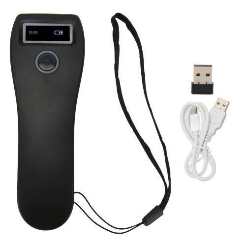 Σαρωτές γραμμωτού κώδικα Wireless2D QR1D, τεχνολογία σάρωσης CMOS με ψηφιακή οθόνη OLED,